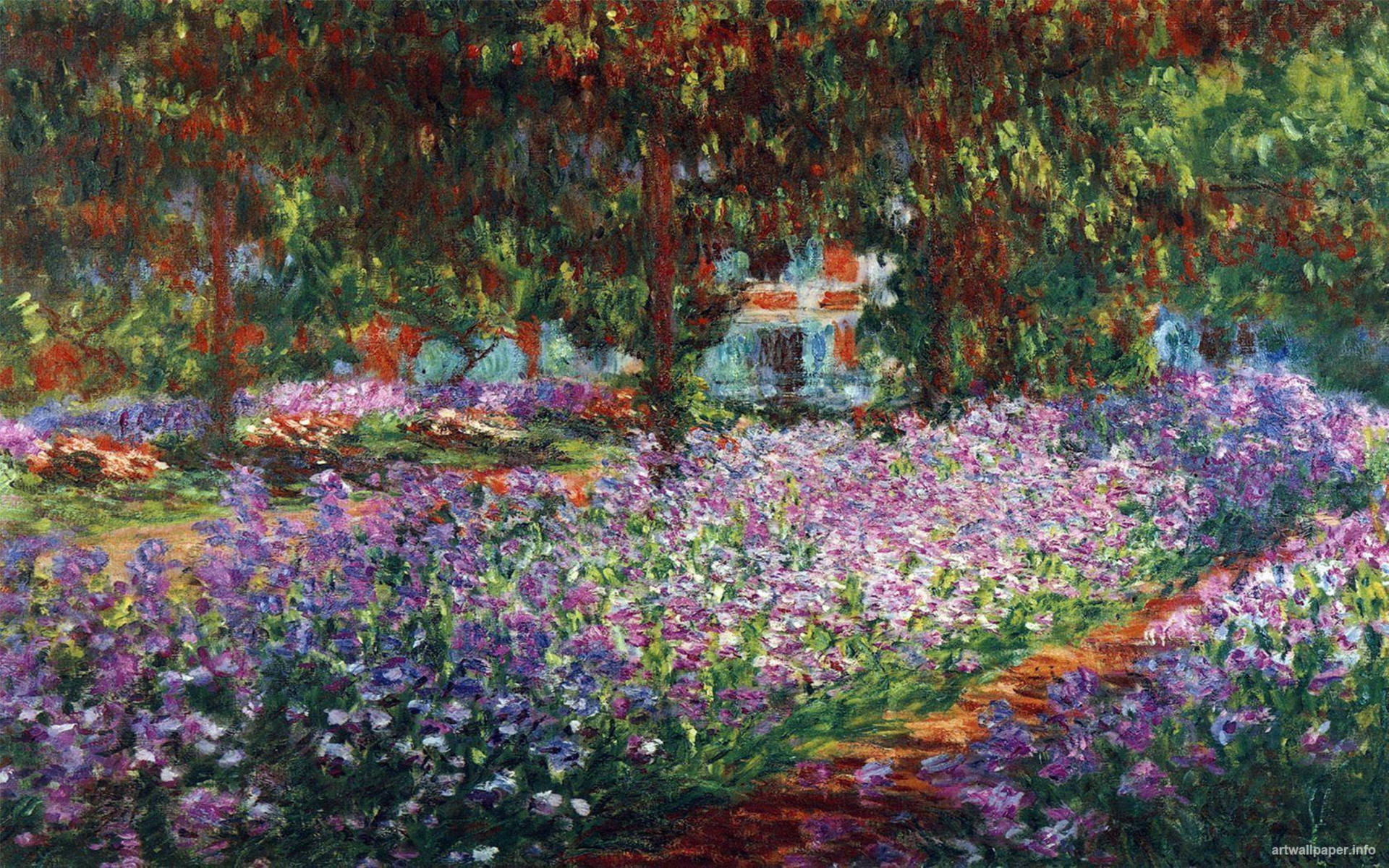 Download Claude Monet's Artist's Garden At Giverny Wallpaper