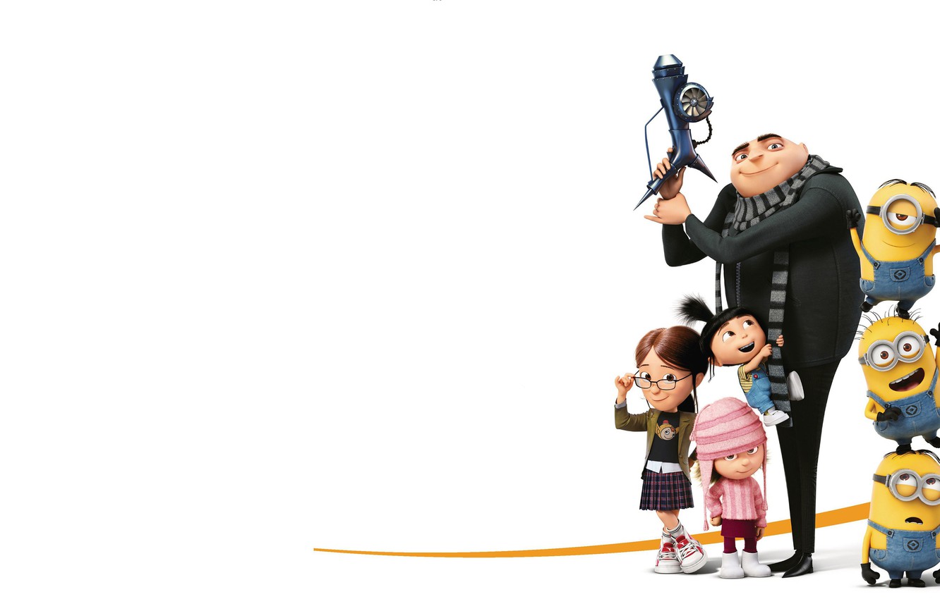 Wallpaper Animated Film, Despicable Me, Bald, Gru, Minion, Minions, Animated Movie, Despicable Me Despicable Me For Desktop, Section фильмы