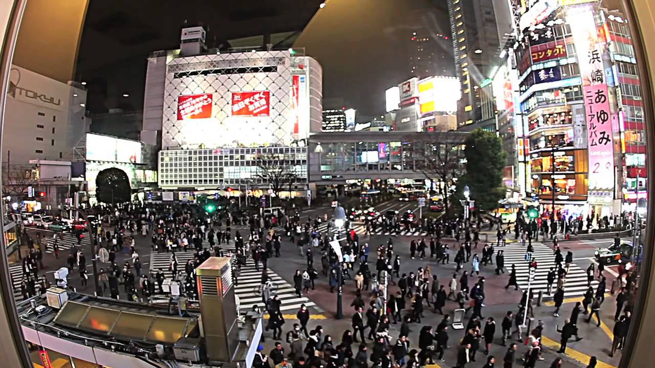 Tokyo Shibuya Crossing, World's Busiest Intersection