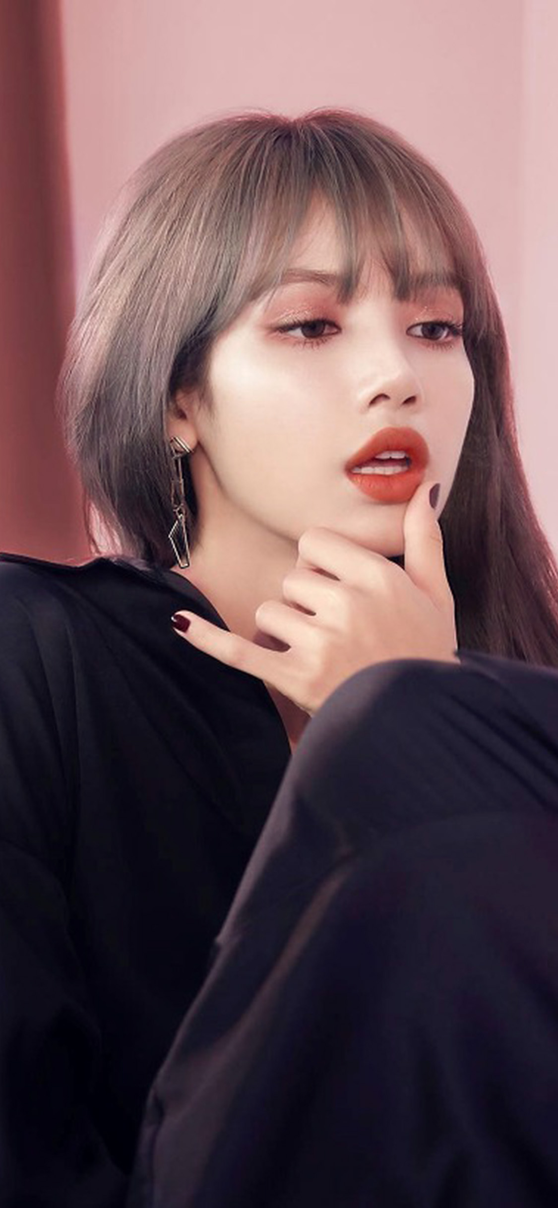 iPhone X wallpaper. blackpink girl idol lisa