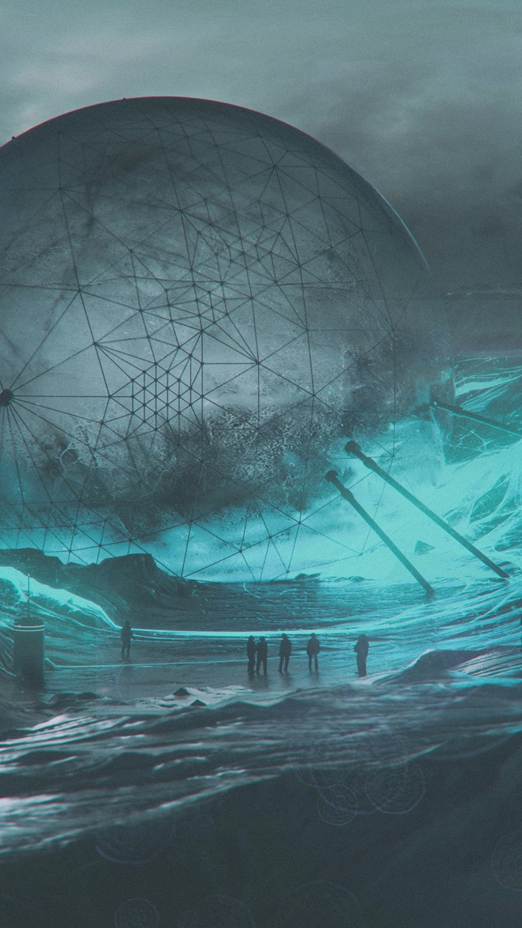 Free Futuristic iPhone 6 Wallpaper