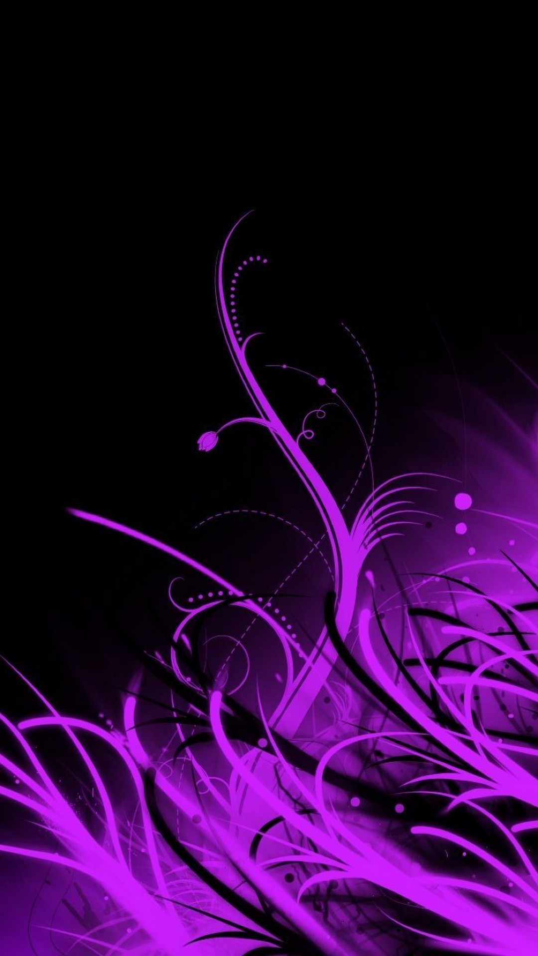 Black And Purple IPhone Wallpaper
