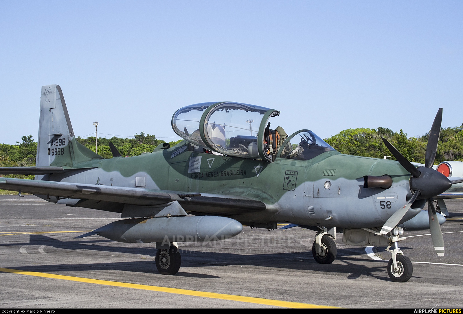 Brazil Force Embraer EMB 314 Super Tucano A 29B At Salvador Luis Eduardo Magalhaes. Photo ID 334775
