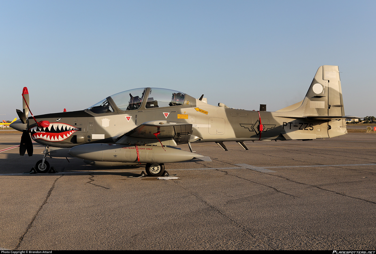 PT ZZS Philippines Air Force Embraer EMB 314 Super Tucano Photo By Brendon Attard