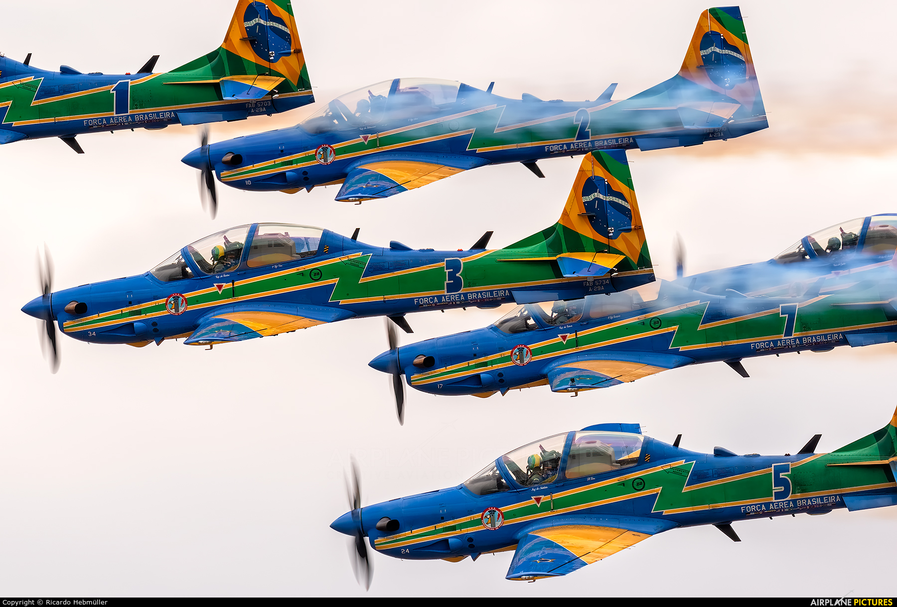 Brazil Force Esquadrilha Da Fumaça Embraer EMB 314 Super Tucano A 29A At Brasília Juscelino Kubitschek Intl. Photo ID 1360879