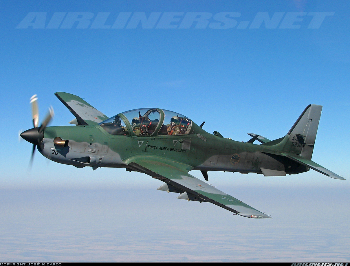 Embraer A 29B Super Tucano (EMB 314) Force. Aviation Photo