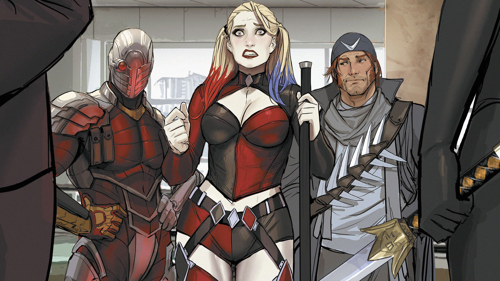 Desktop Wallpaper Captain Boomerang, Deadshot, Harley Quinn, Suicide Squad, Dc Comics, HD Image, Picture, Background, F8ba1f