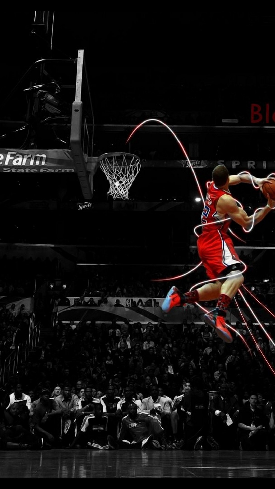 nba phone wallpaper, basketball player, basketball moves, basketball, slam dunk, sports