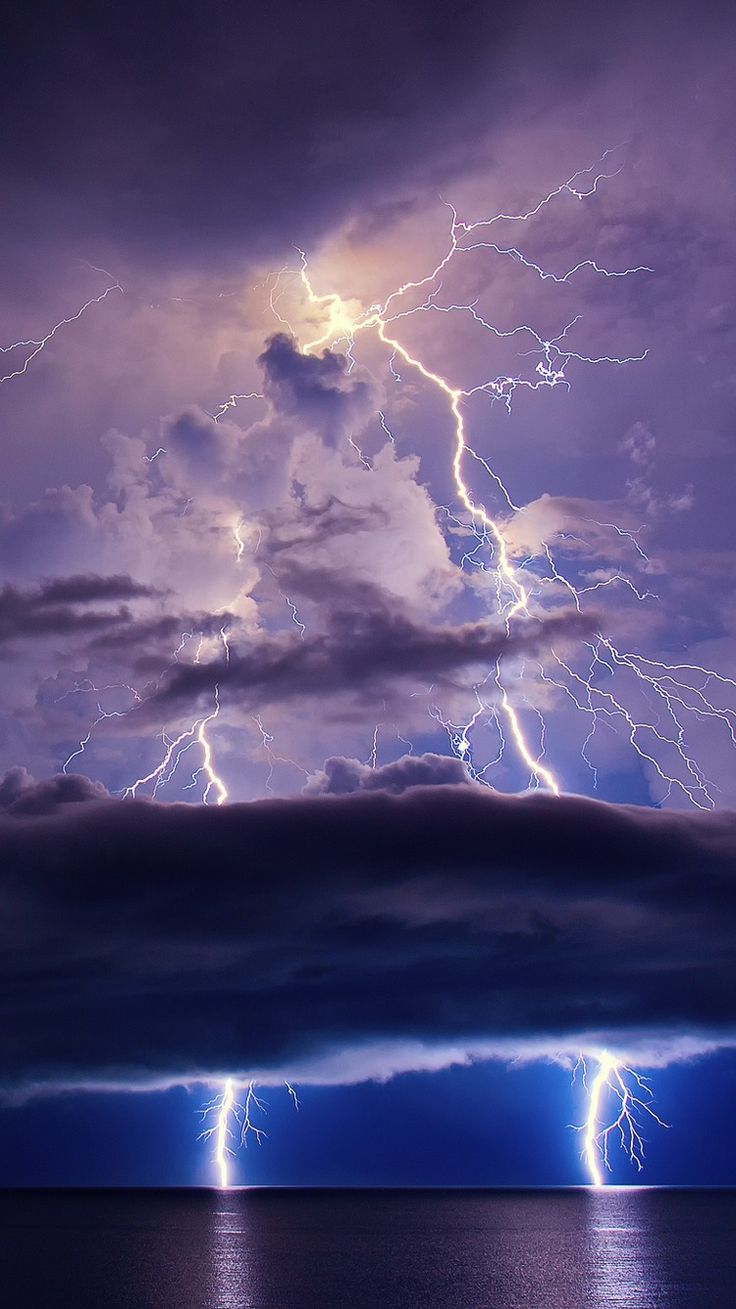 wallpaper download wallpaper for iPhone 6 iPhone 5 iPhone 4 750x1334 sky and lake lightning. Beautiful nature wallpaper, Nature wallpaper, Lightning photography