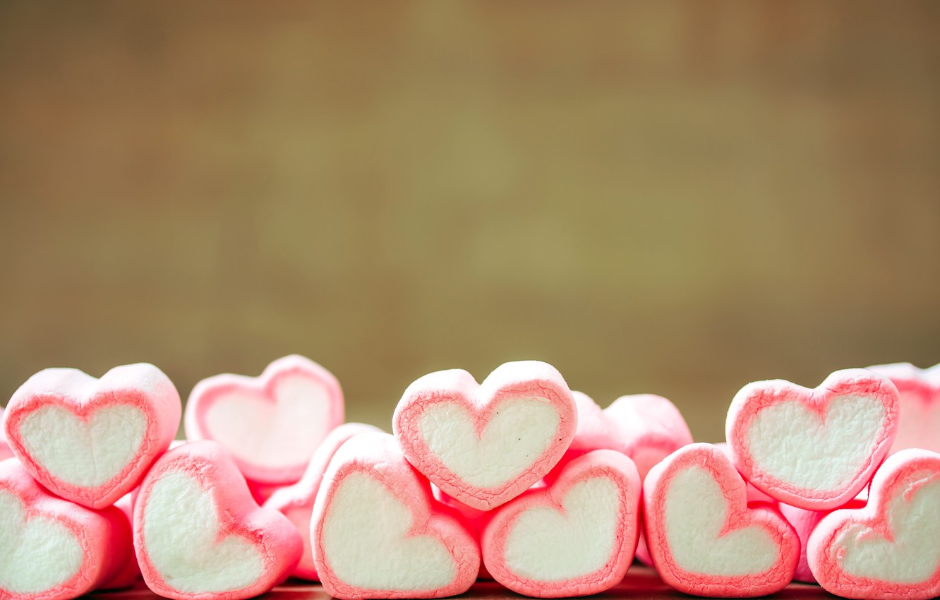 Wallpaper love, romance, candy, hearts, love, heart, romantic, sweet, sweet, candy, marshmallows image for desktop, section настроения
