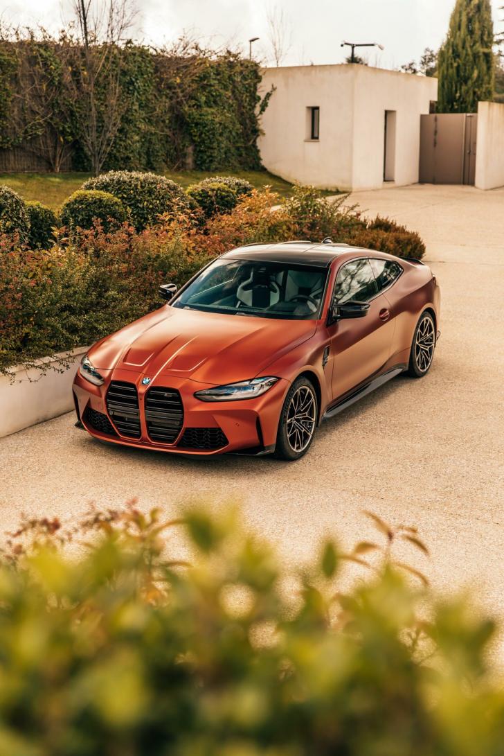 Wallpaper HD: The, 2021, Bmw, M4, Competition, In, Frozen, Orange, Looks, Bmw, Individual