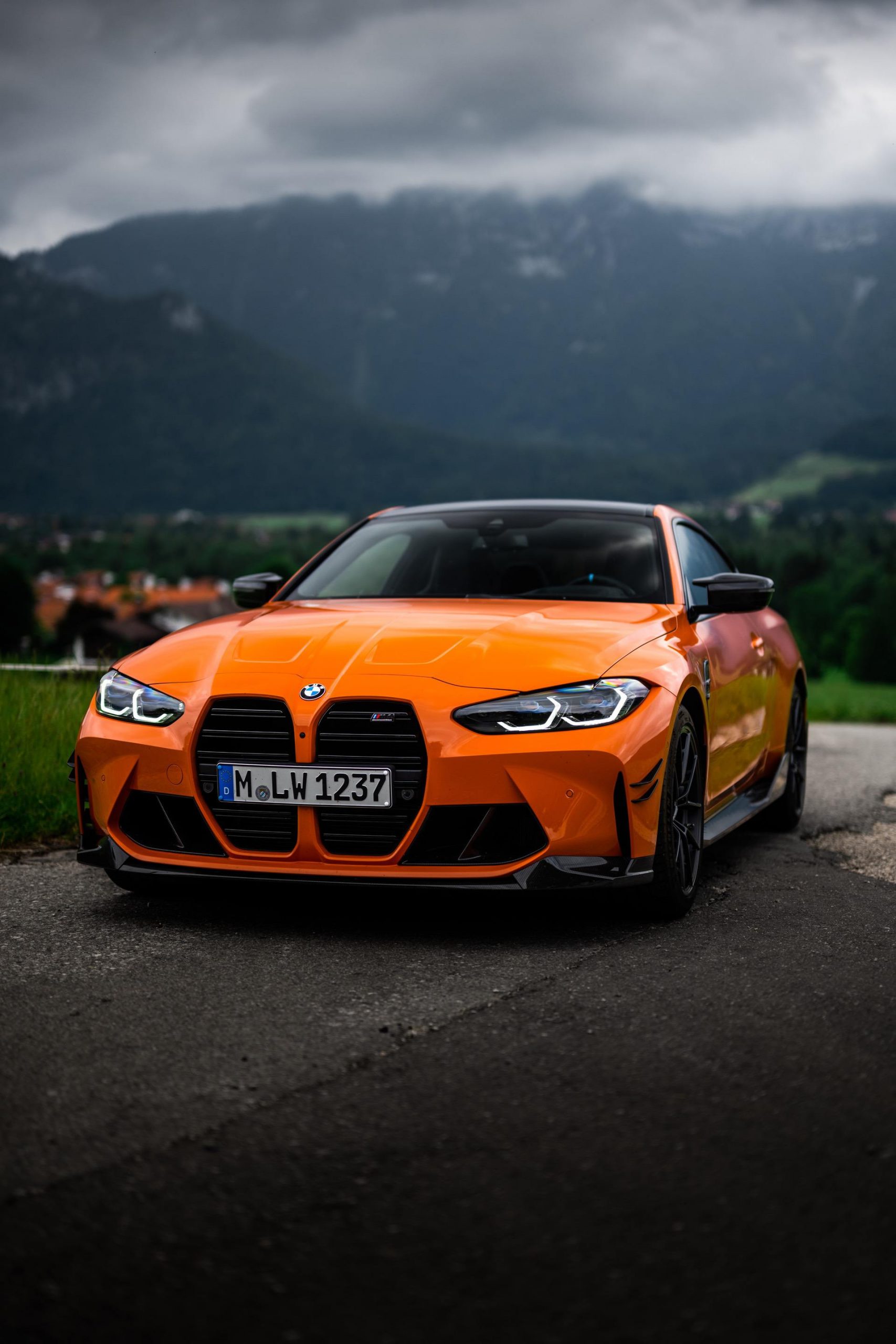 BMW M4 G82 in Fire Orange shows off its