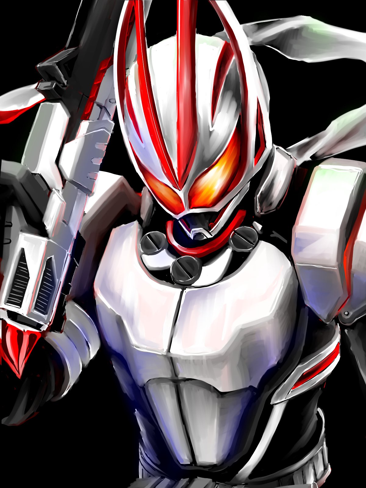 kamen rider geats (kamen rider and 1 more) drawn