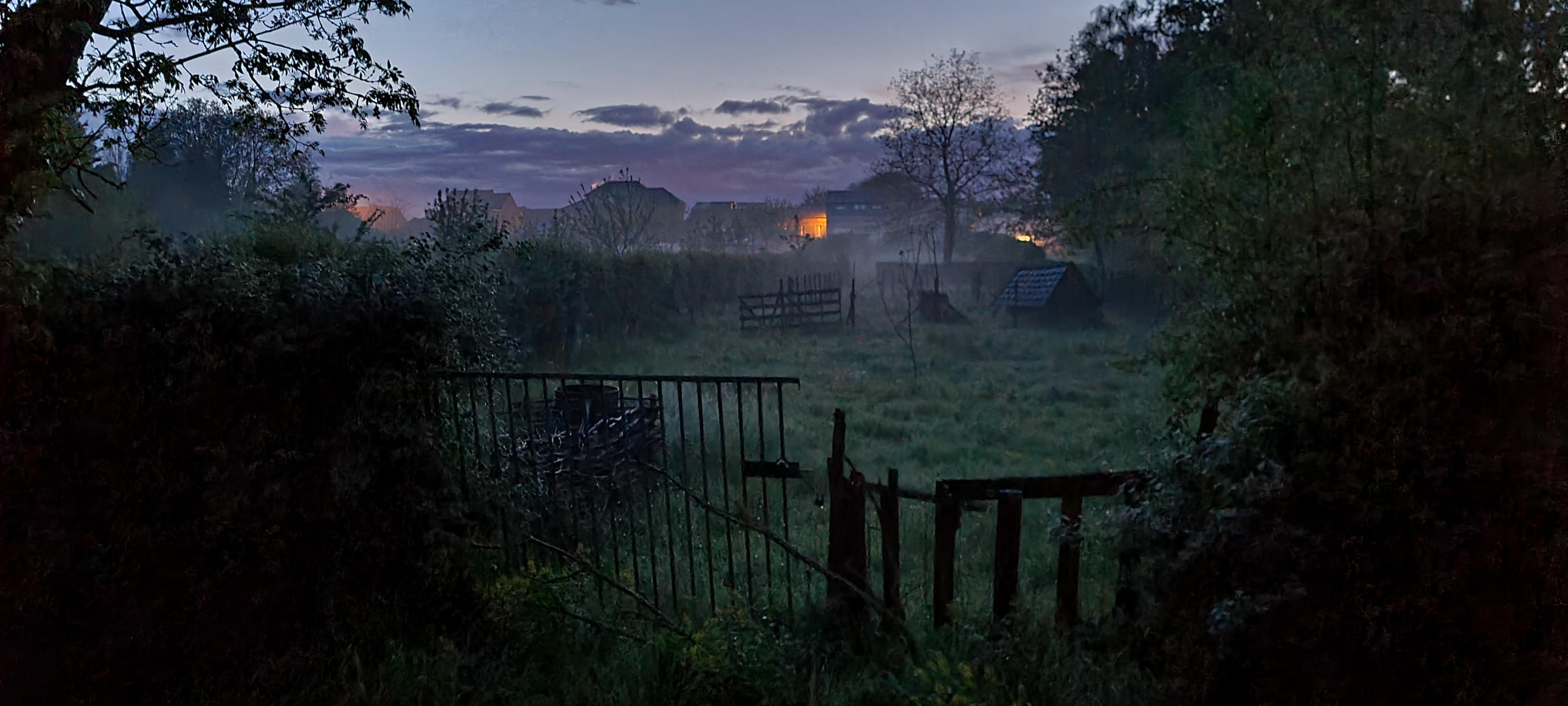 I took a picture during a spooky walk home yesterday