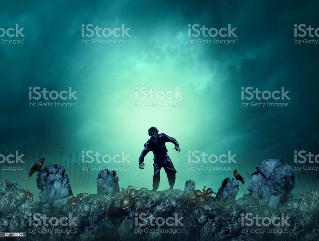 Zombie Grave Halloween Background Image Now, Spider, Apocalypse