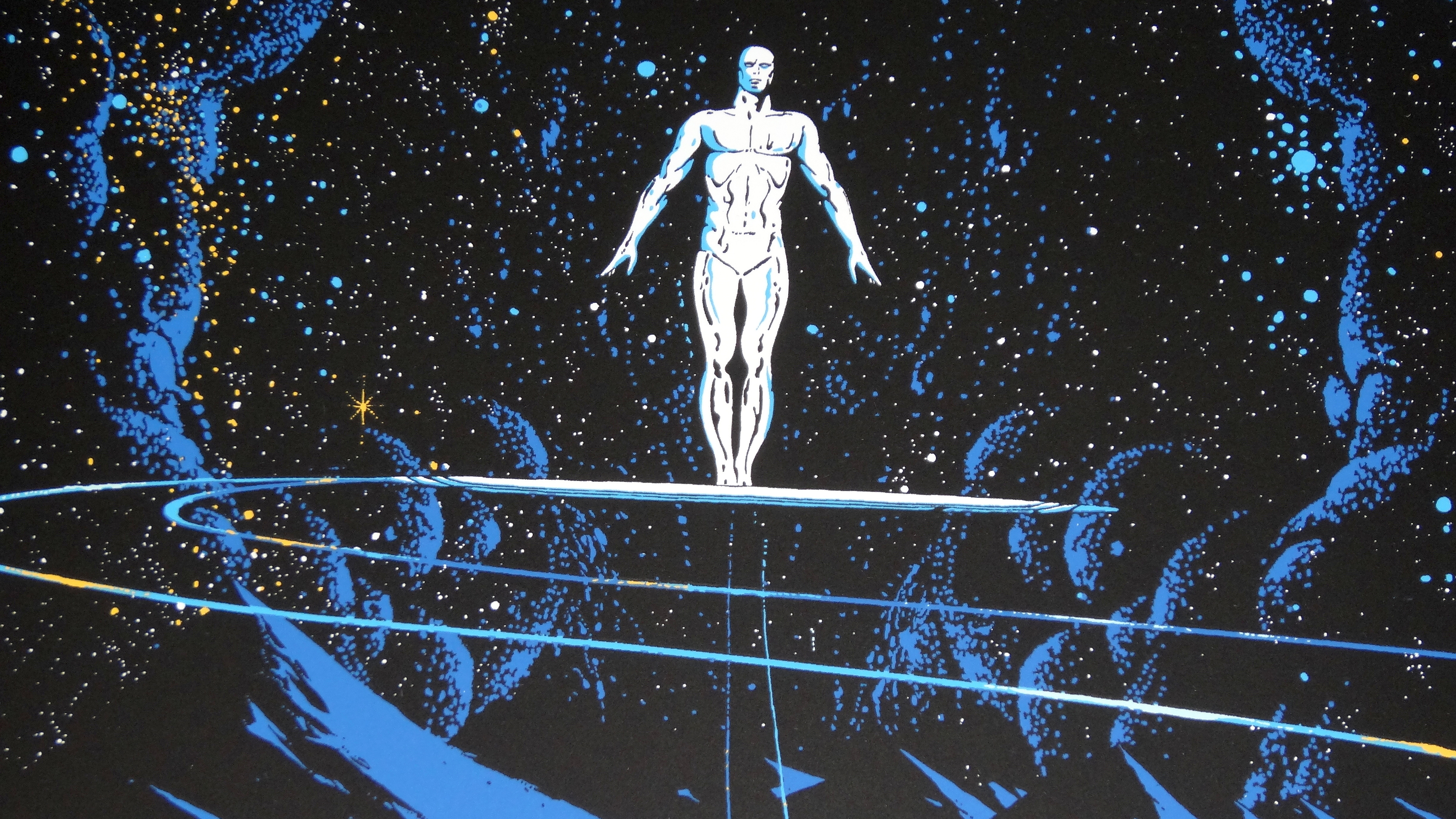 Silver Surfer Cosmic 4K Ultra HD Comic Wallpaper