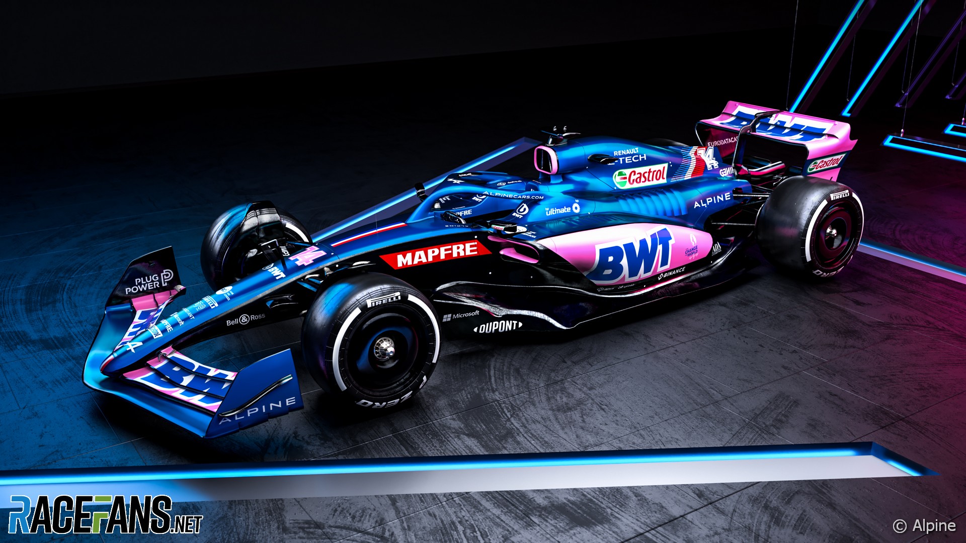 Presentation Alpine F1 Team A522. Marco's Formula 1 Page
