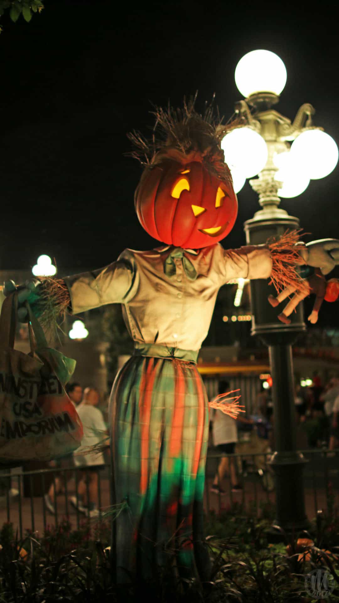 Disney Halloween iPhone Wallpaper from Magic Kingdom!