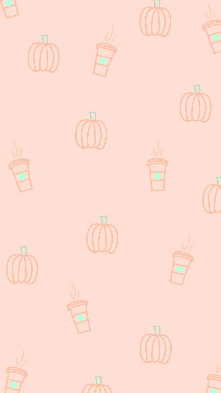 Pumpkin + Coffee Fall Wallpaper (PSL). Fall wallpaper, Wallpaper, Pumpkin coffee