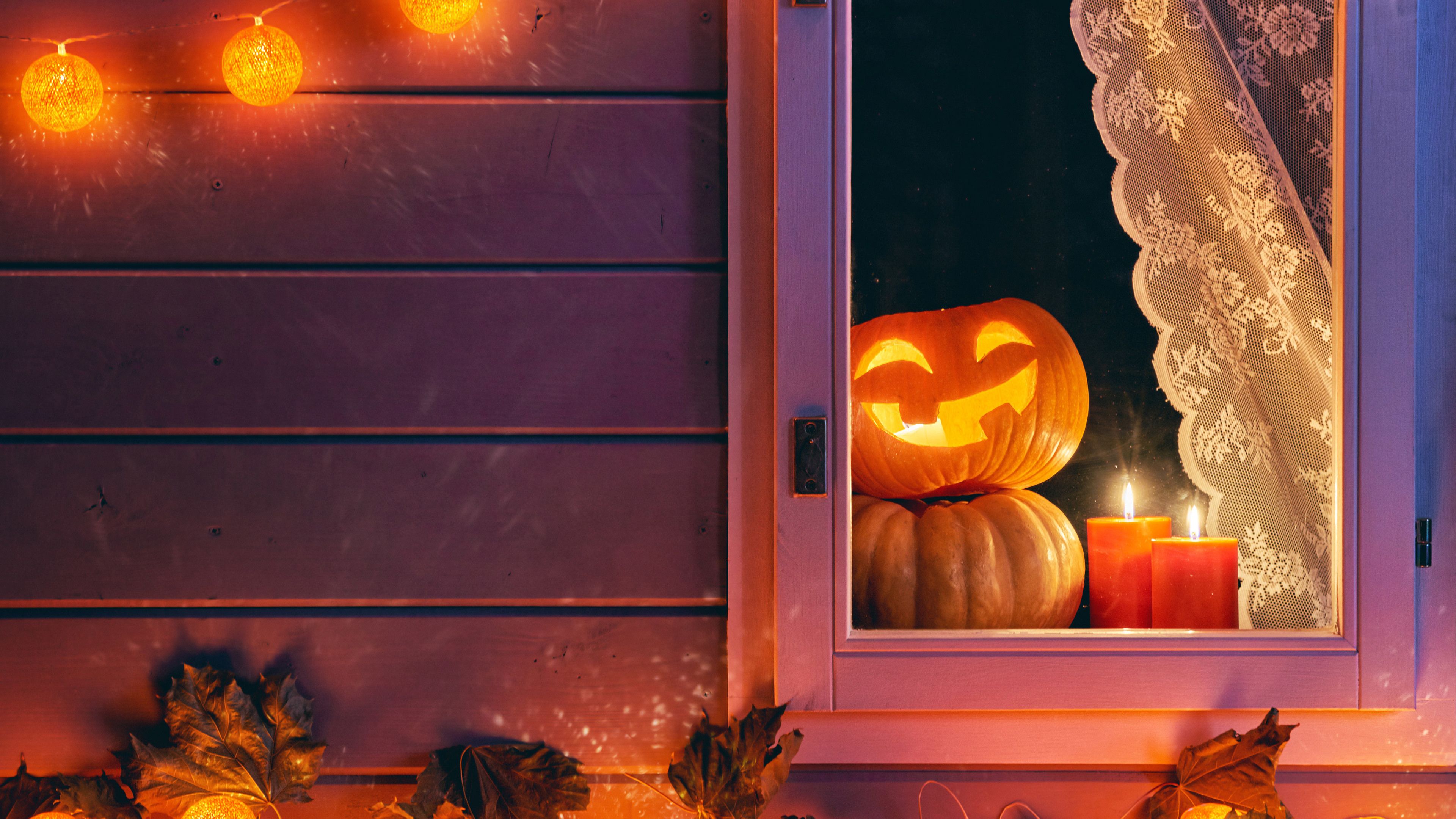 Happy Halloween 4k Pumpkin Wallpaper, Holidays Wallpaper, Hd Wallpaper, Halloween Wallpaper, Cel. Halloween Window, Halloween Wallpaper, Halloween Decorations