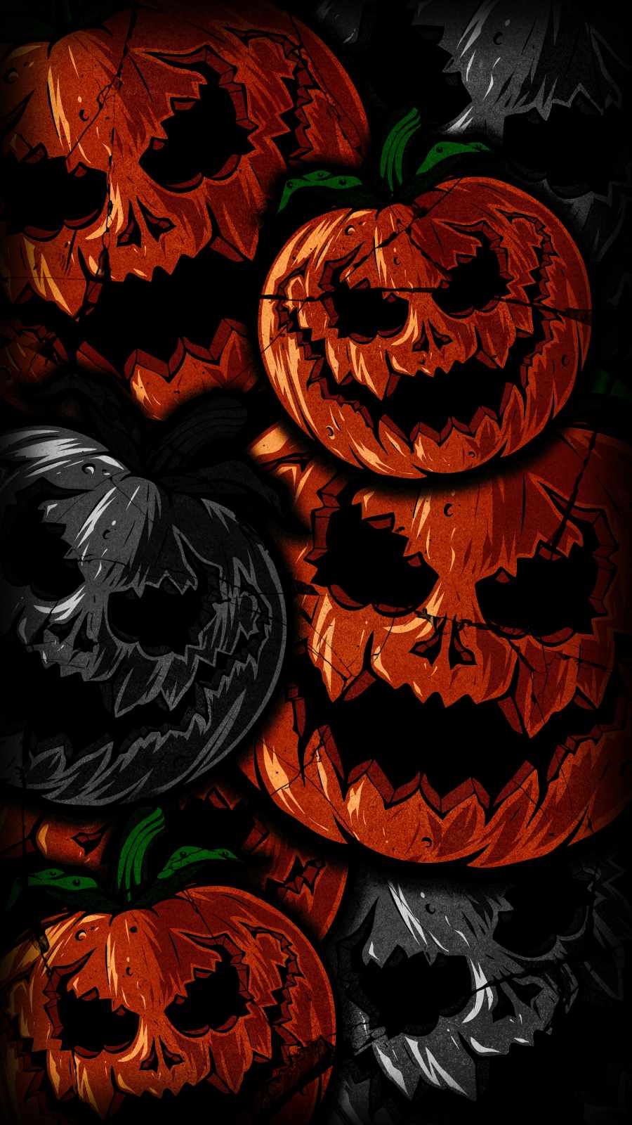 Pumpkin Faces Halloween IPhone Wallpaper Wallpaper, iPhone Wallpaper
