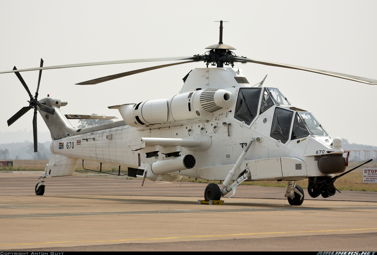 Denel AH 2A Rooivalk Africa Force. Aviation Photo