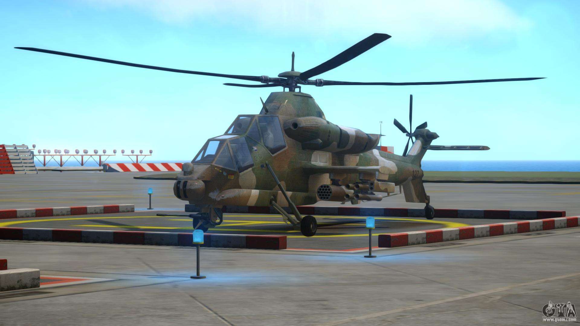 Denel AH 2 Rooivalk For GTA 4