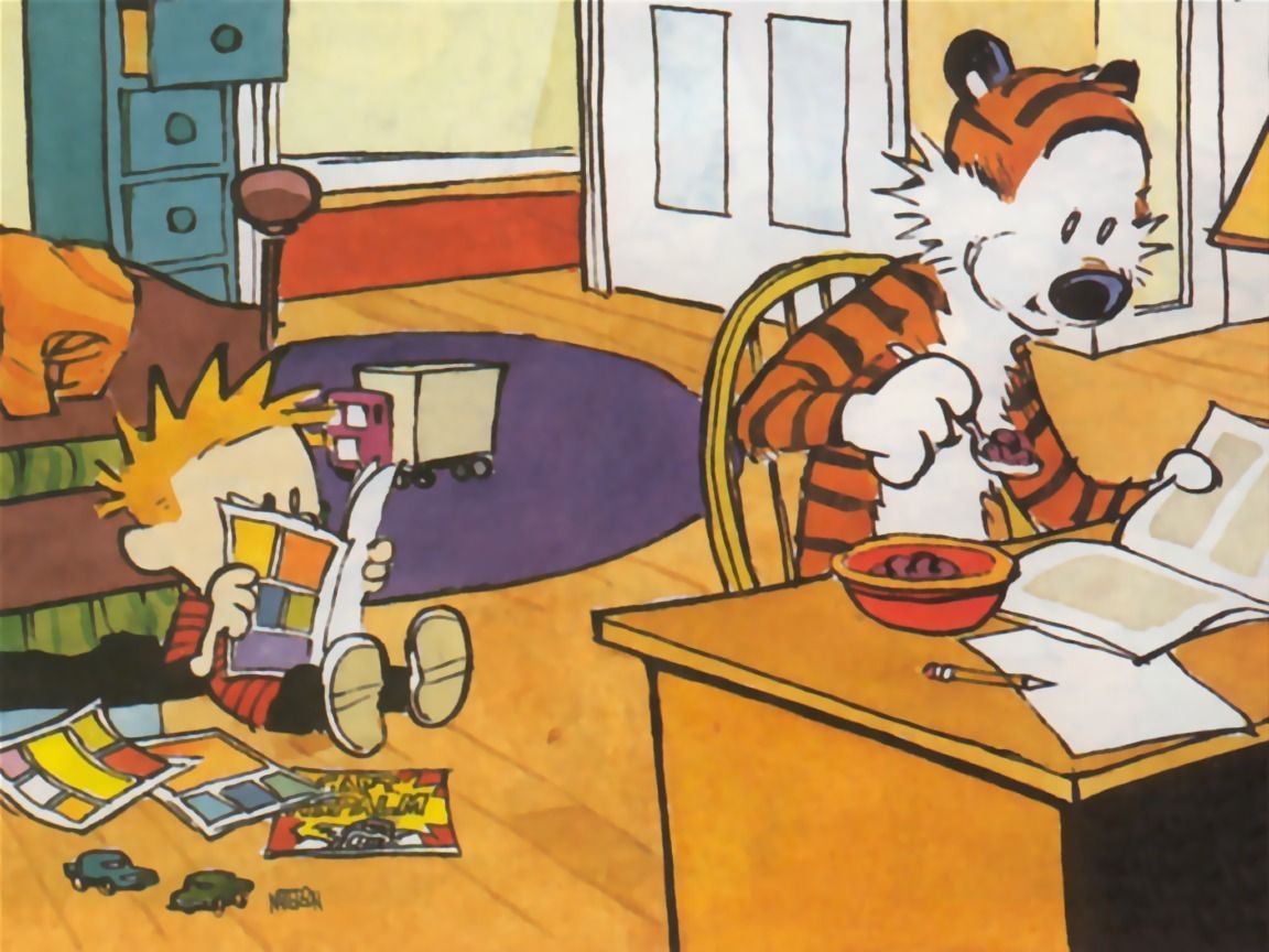 Calvin & Hobbes Wallpaper: Calvin and Hobbes. Calvin and hobbes, Calvin and hobbes wallpaper, Calvin and hobbes comics