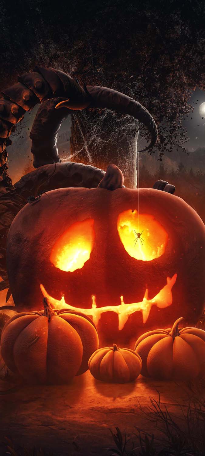 Halloween Pumpkin IPhone Wallpaper HD Wallpaper, iPhone Wallpaper