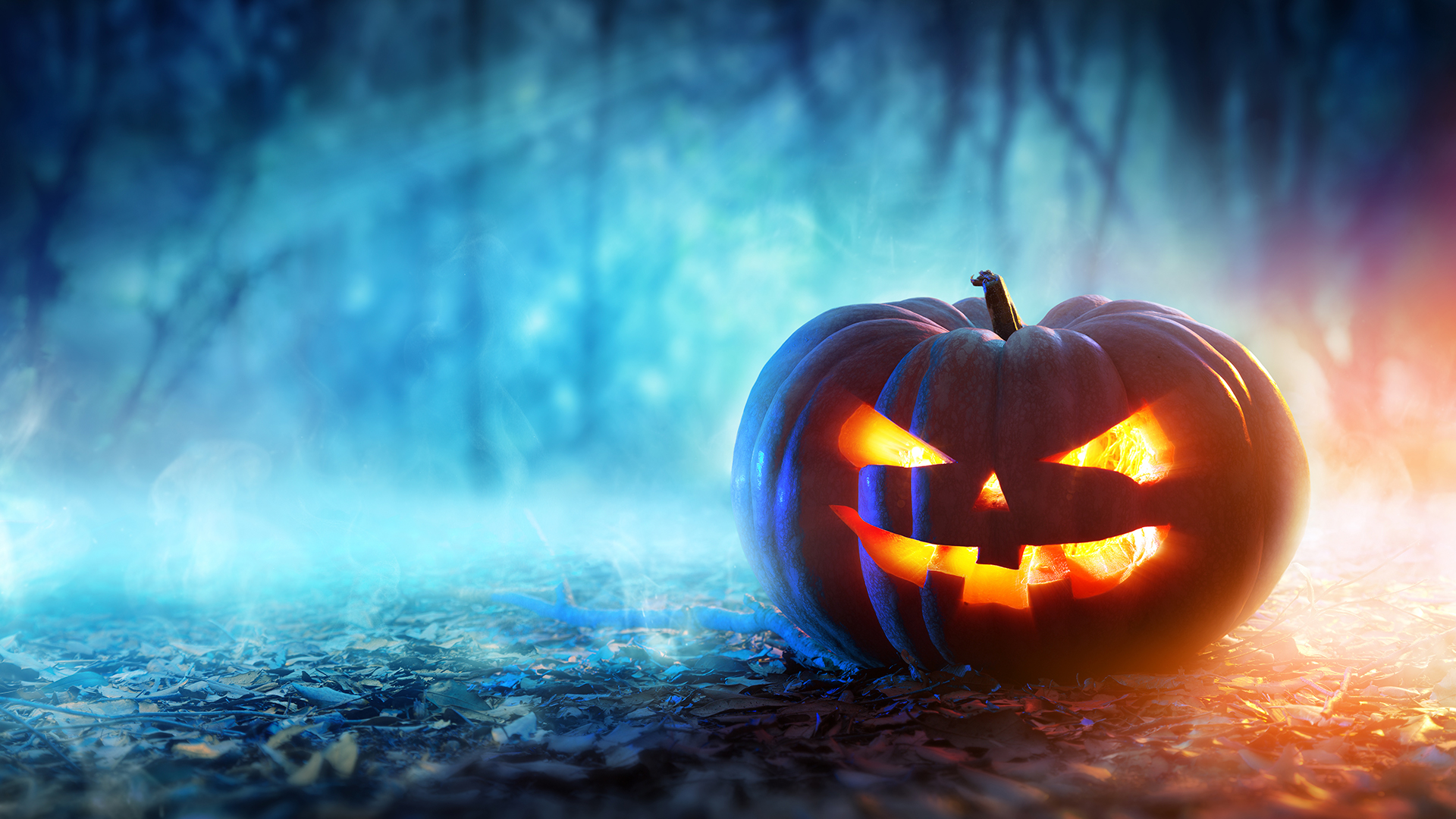 Scary Halloween Pumpkin Wallpaper