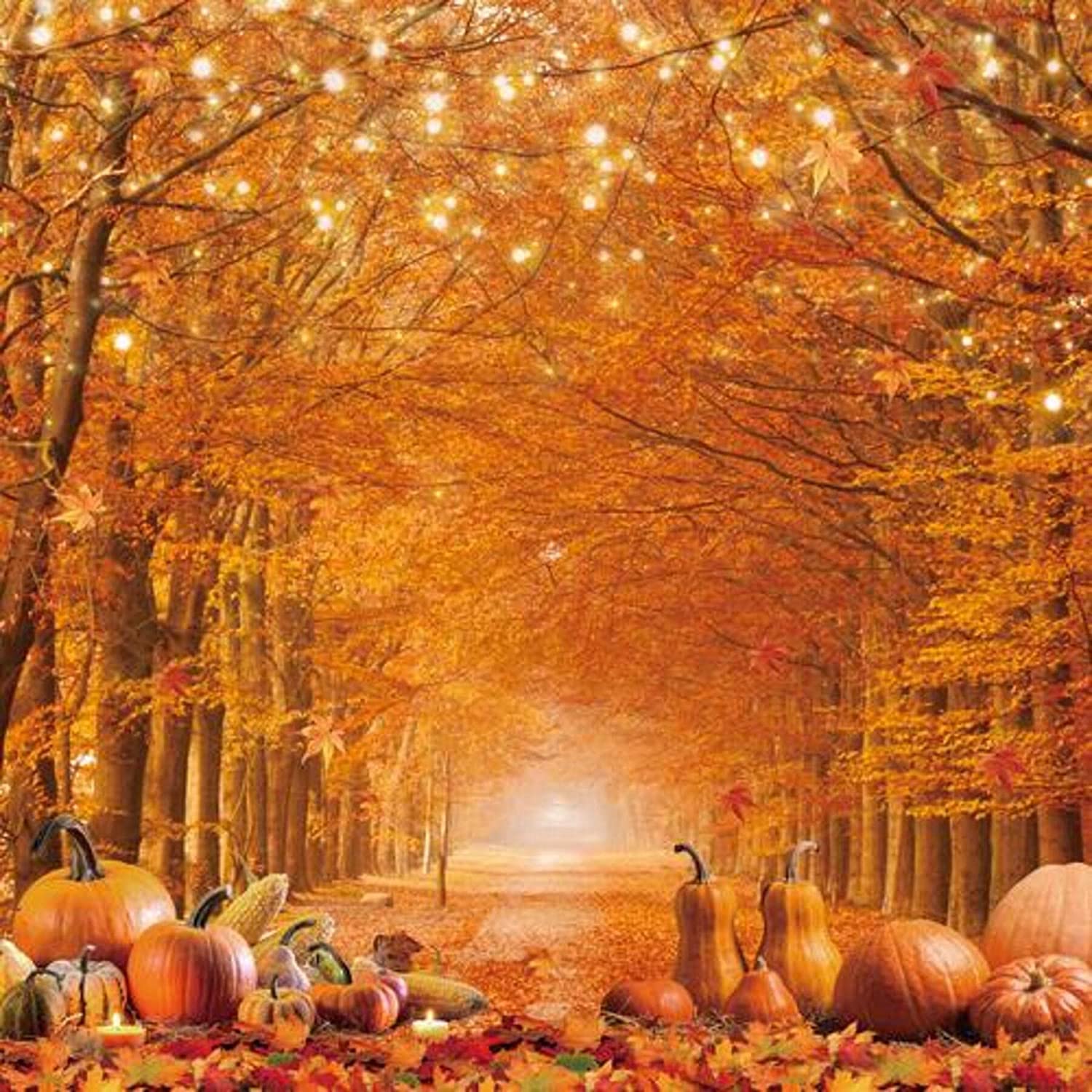 Autumn Pumpkin Leaves Forest Wallpapers Wallpaper Cave 