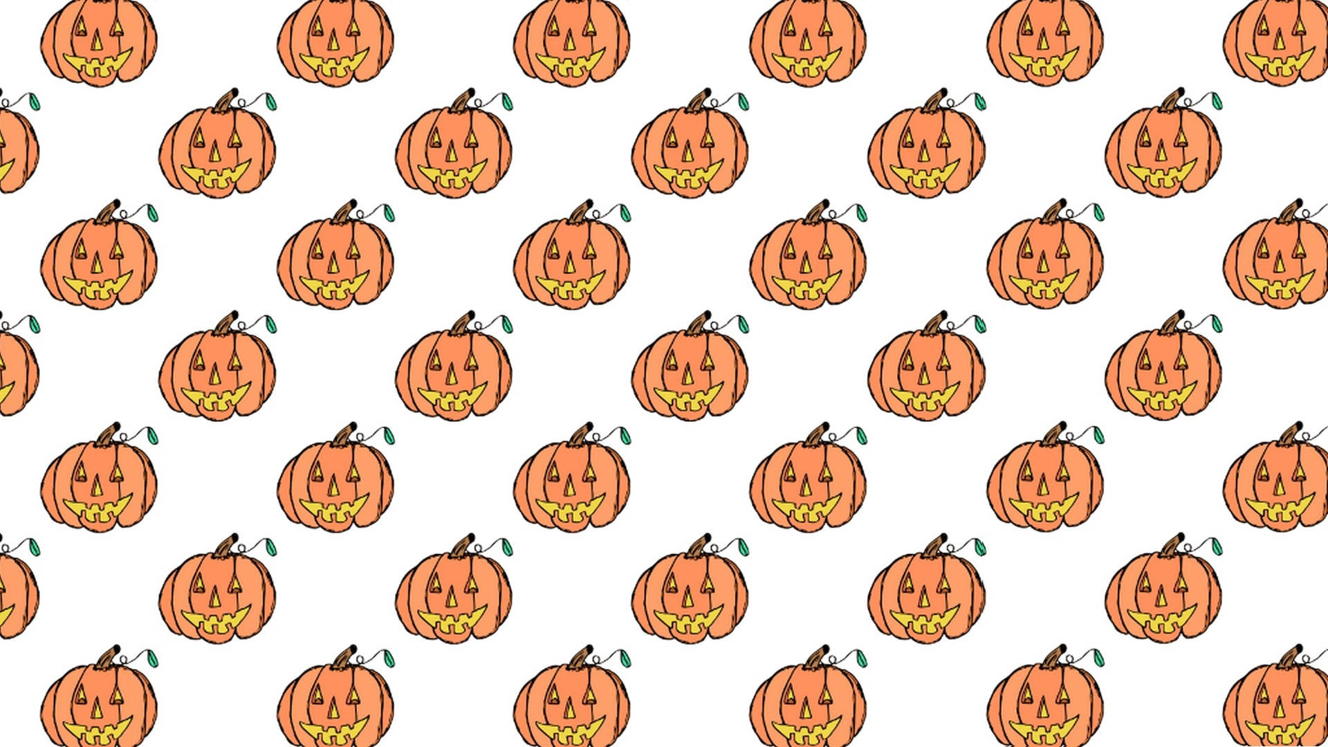 Download Cute Aesthetic Halloween Pumpkins Wallpaper