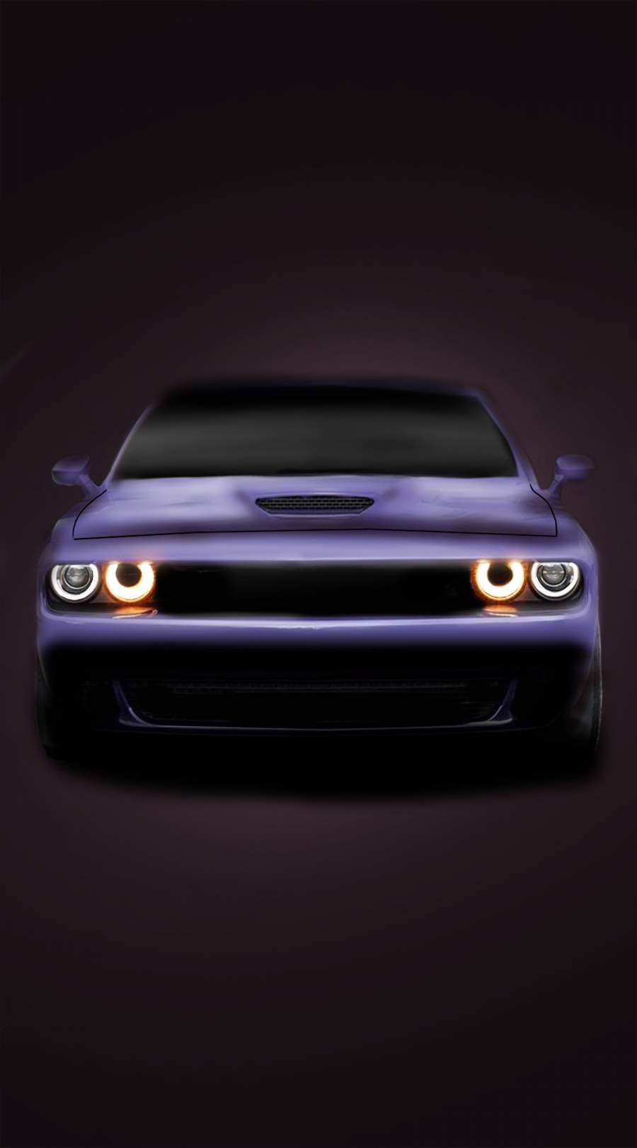 Dodge Challenger Purple IPhone Wallpapers