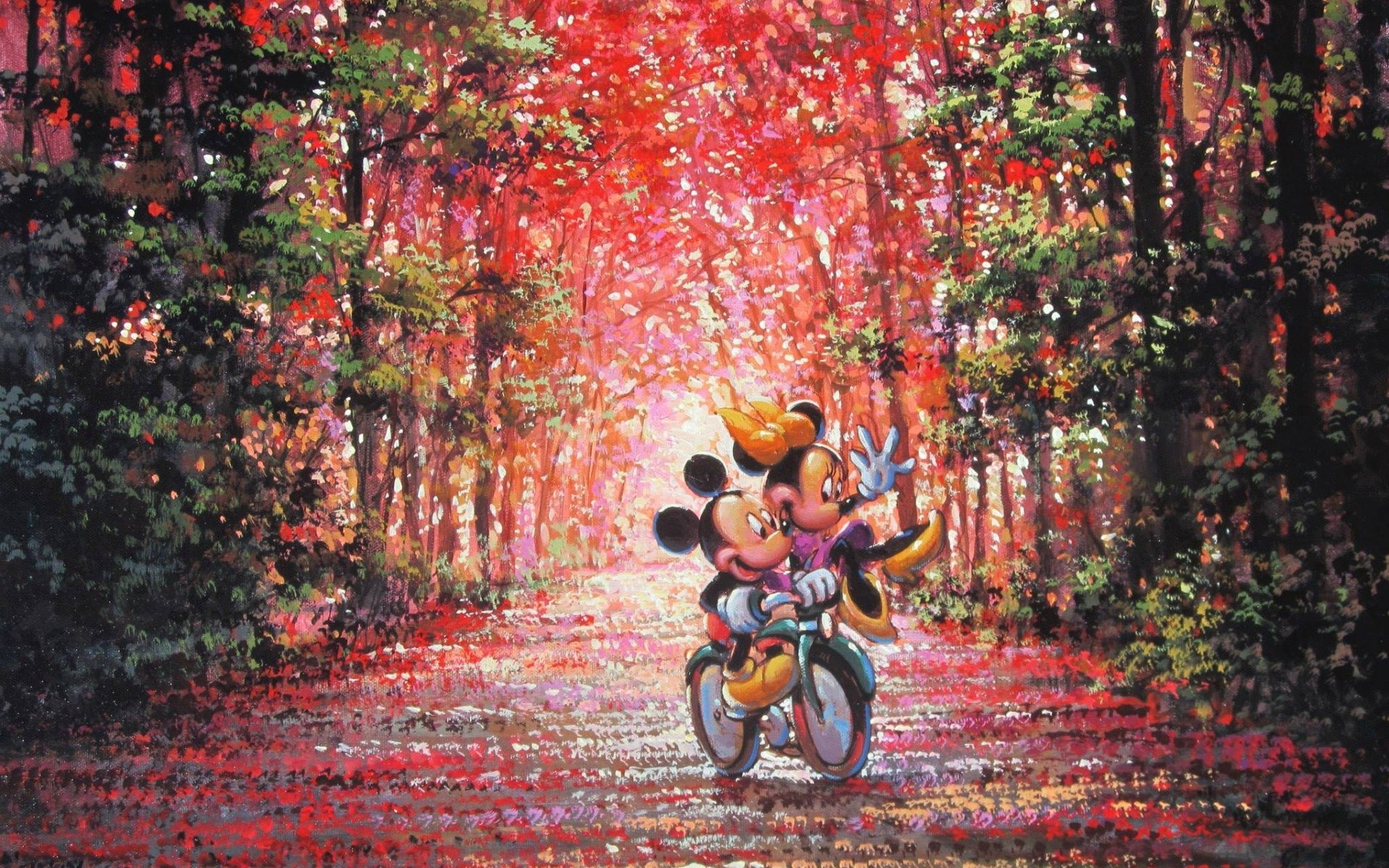 Mickey Mouse Fall Wallpaper