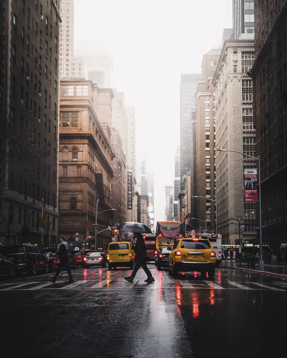 New York Rain Picture. Download Free Image
