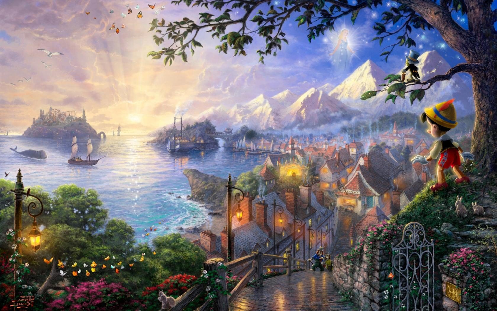 pinocchio, Walt, Disney Wallpaper HD / Desktop and Mobile Background