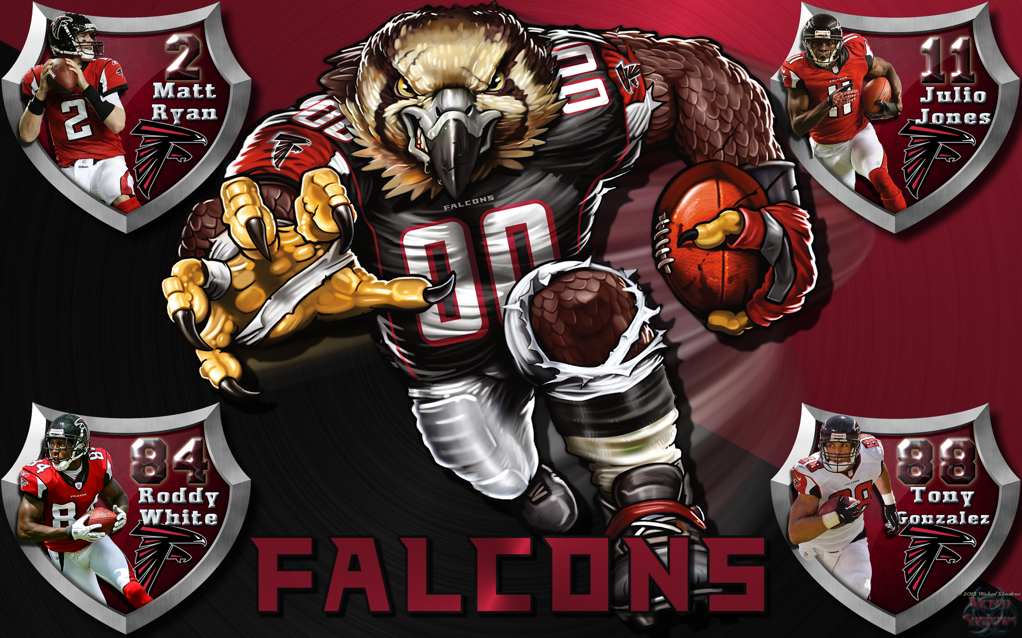 Atlanta Falcons nfl football sports wallpaperx1280