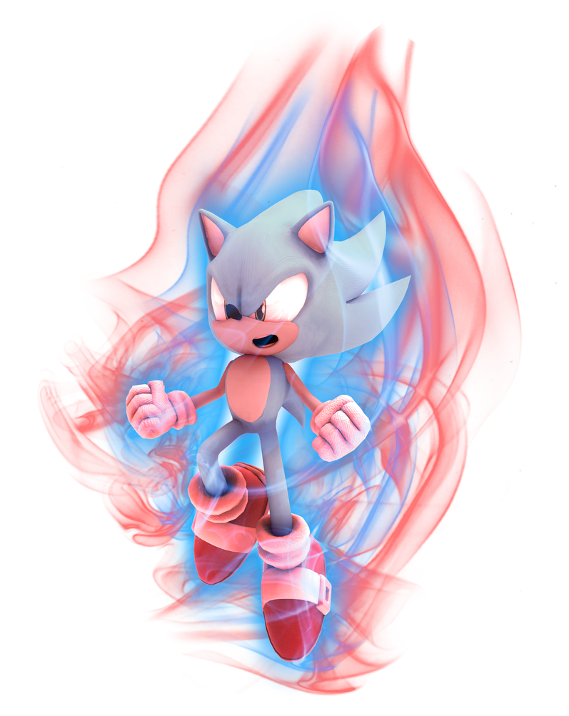 Super Sonic Blue Kaioken by KuroiSpeedster55. Sonic, Sonic the hedgehog, Sonic fan art