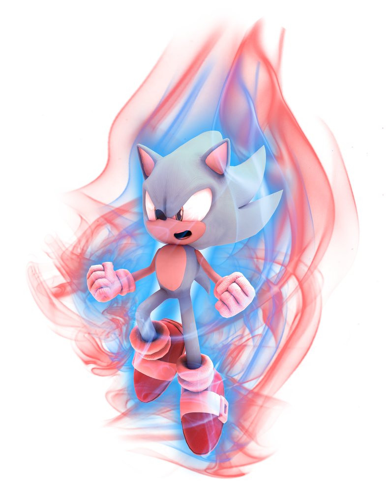 Super Sonic Blue Kaioken by KuroiSpeedster55. Sonic, Sonic the hedgehog, Sonic fan art