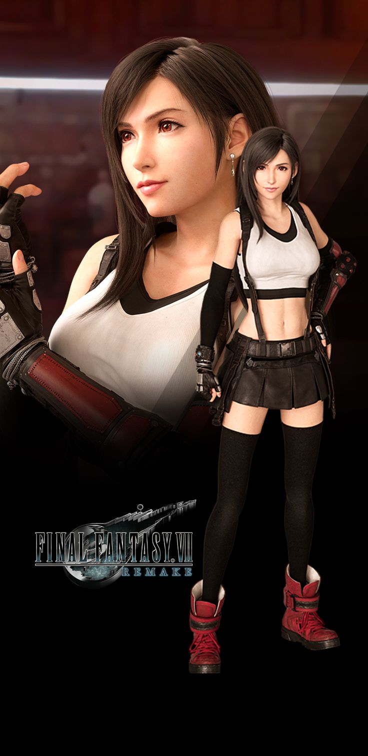 Final Fantasy VII Remake Tifa Version 2 Wallpaper. Cat with Monocle. Final fantasy vii, Final fantasy vii remake, Final fantasy