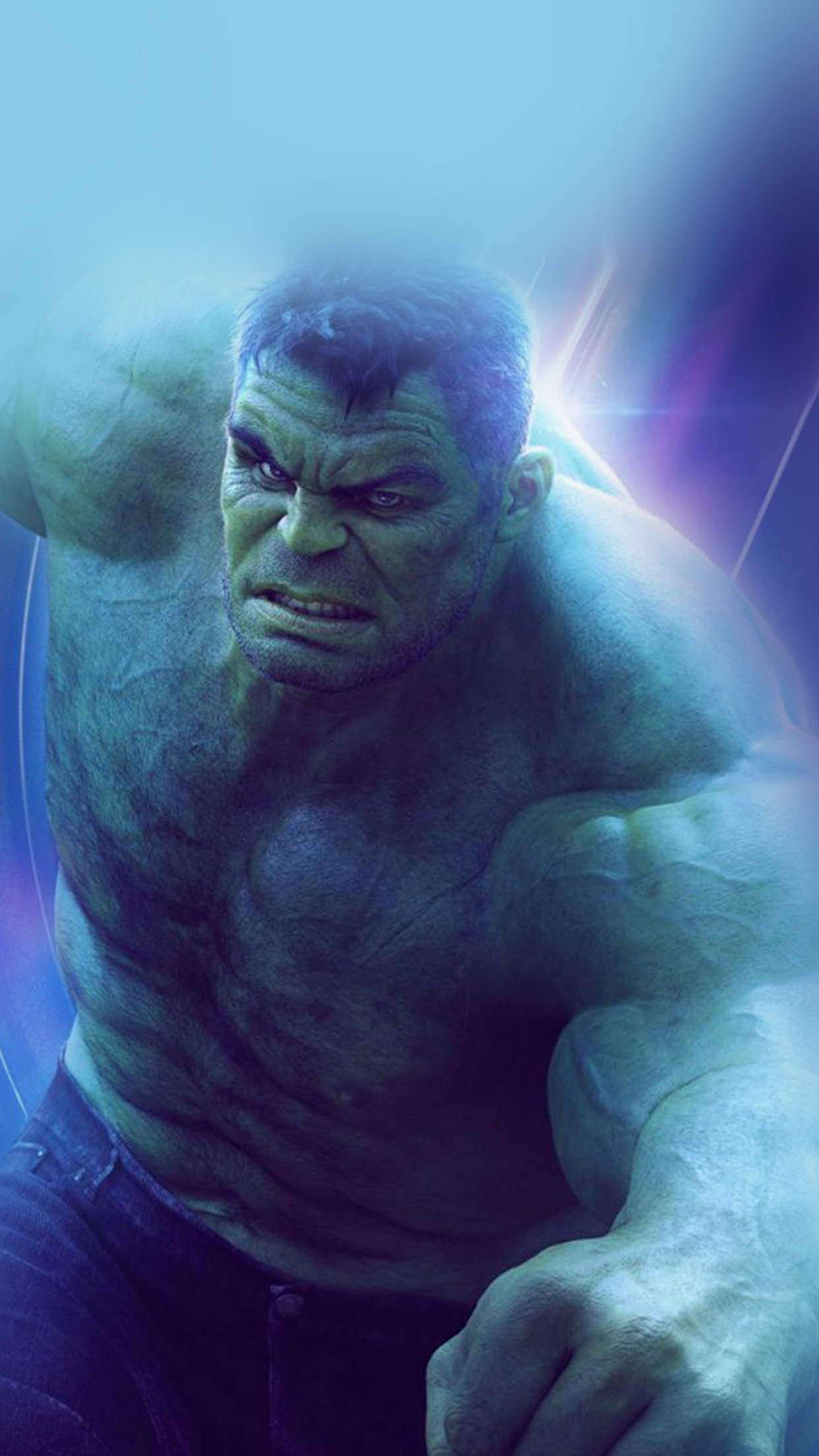 iPhone X wallpaper. hulk avengers hero film art