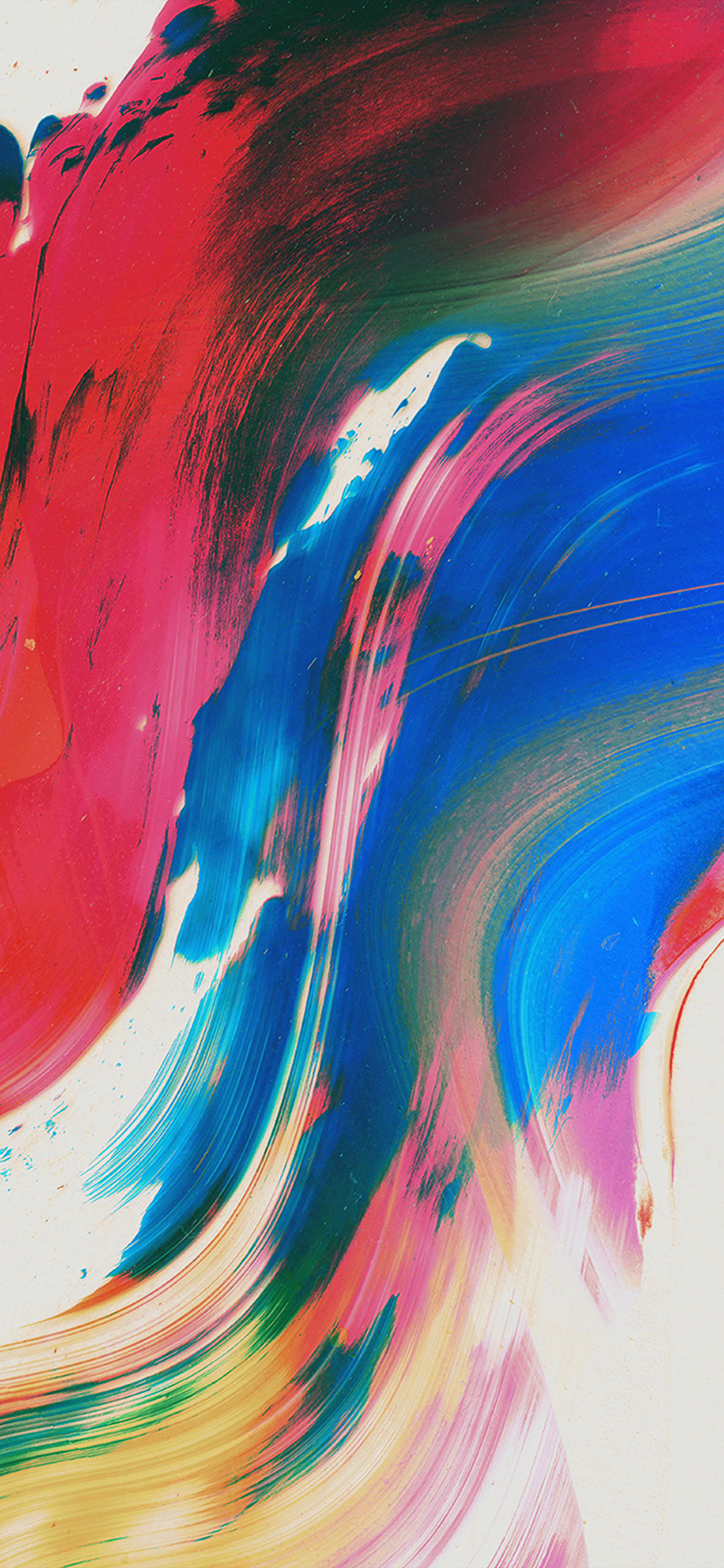 iPhone X wallpaper. paint texture art pattern color blue