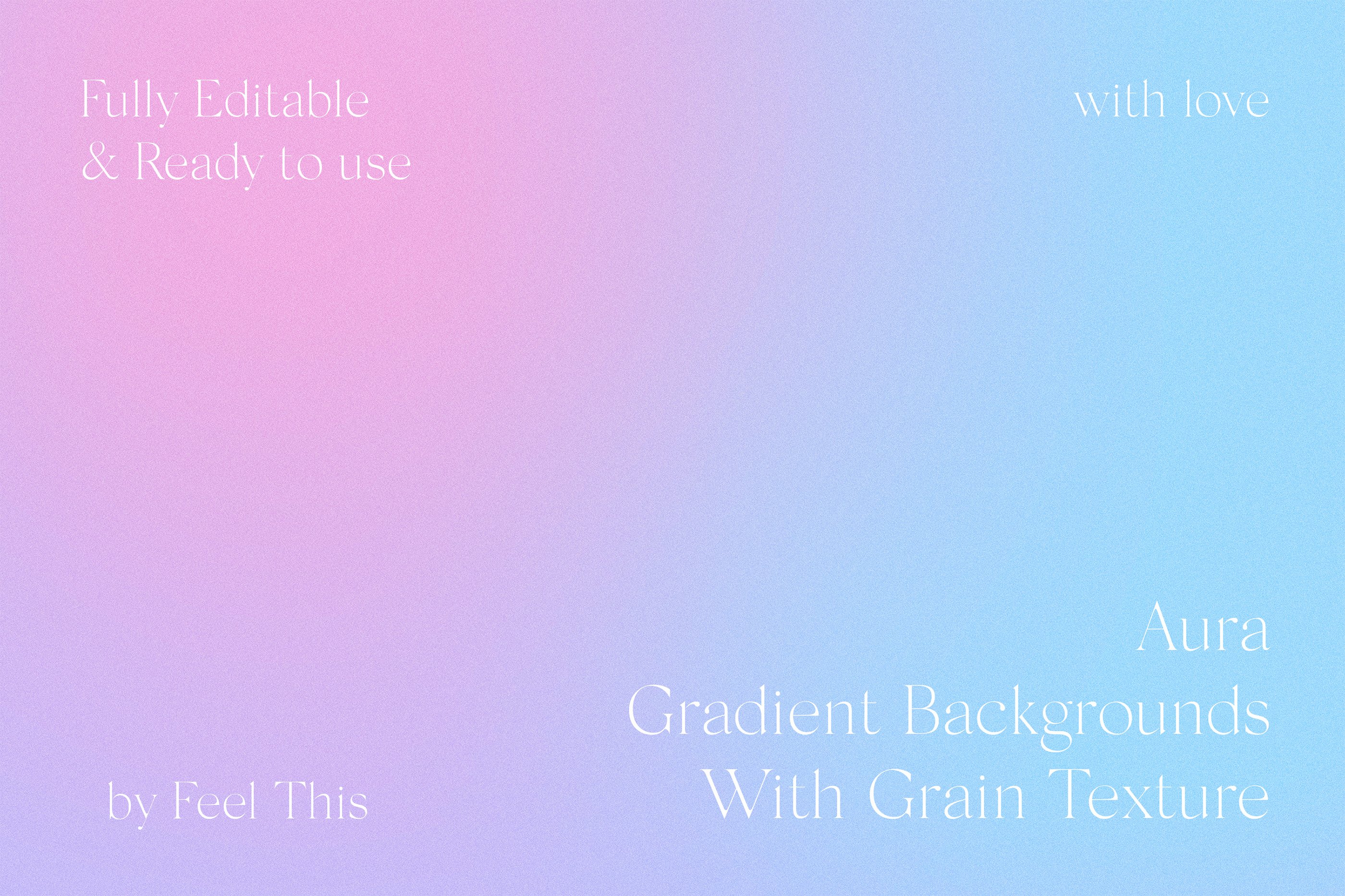 Aura Energy Gradient Background With Grain Texture PS