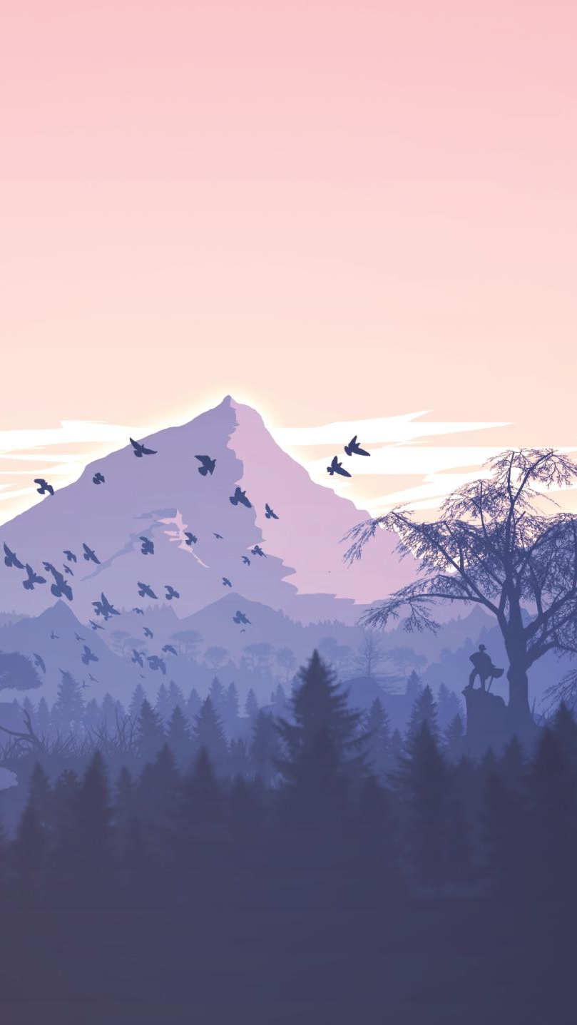 Man In Forest Nature Mountains Art IPhone Wallpaper Wallpaper, iPhone Wallpaper