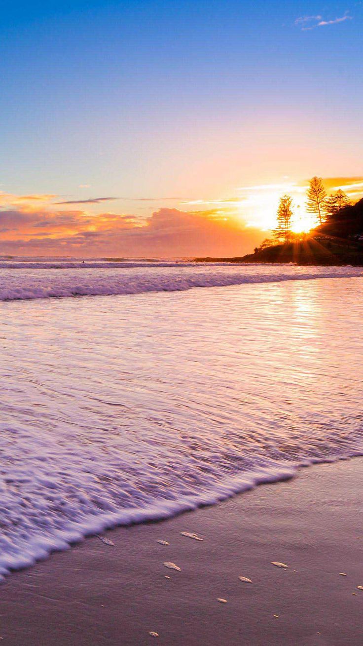 Sunset At The Beach #iPhone #plus #Wallpaper. Beach sunset wallpaper, Sunset iphone wallpaper, Sunset wallpaper