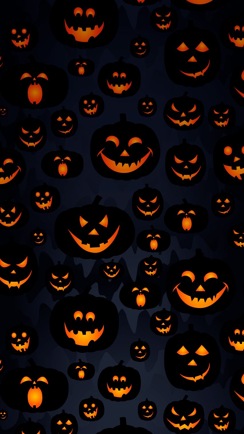 Scary Halloween Pumpkin Masks IPhone Wallpaper Wallpaper, IPhone Wallpaper