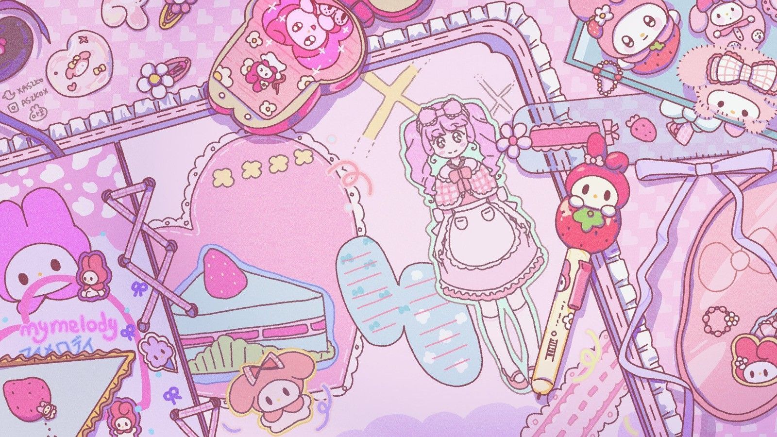 ♡ Be Positive ♡. Pink wallpaper ipad, Hello kitty wallpaper, Cute cartoon wallpaper