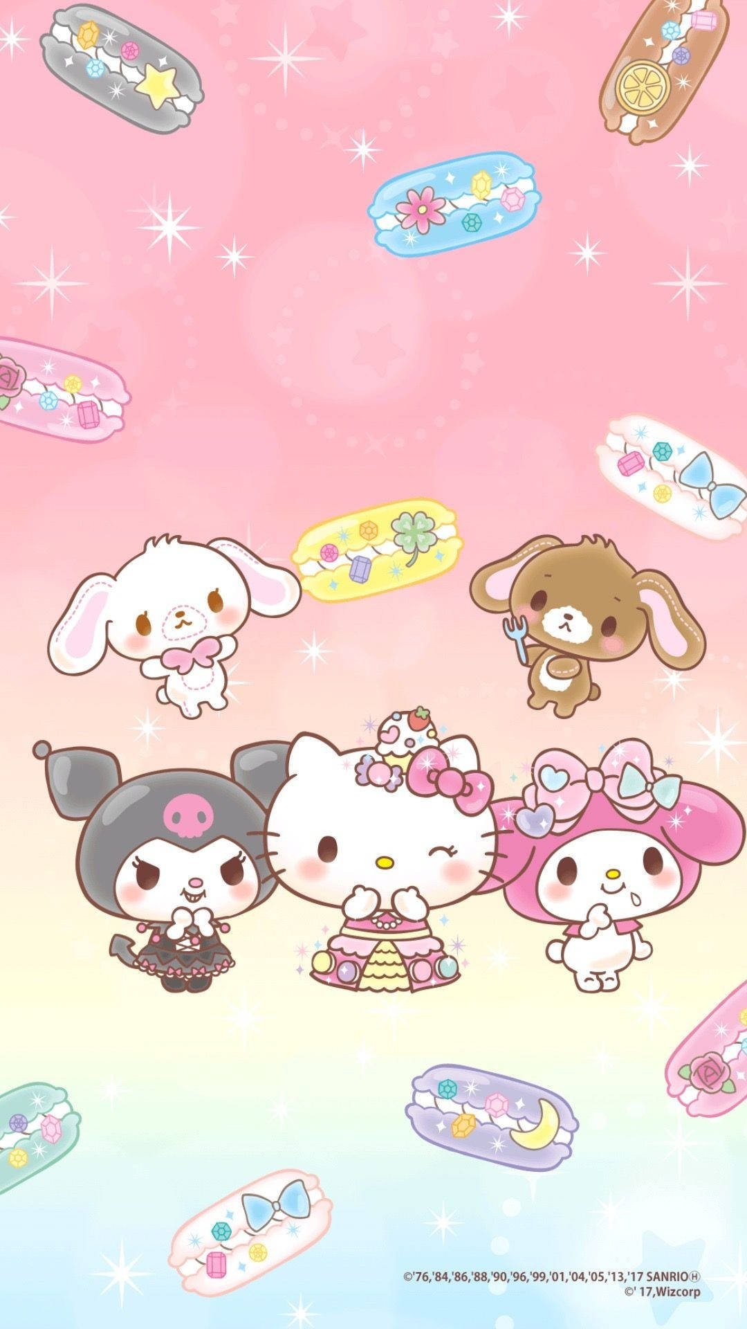 Download My Melody And Hello Kitty Wallpaper