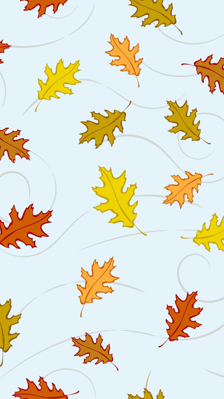 Autumn, leaves, abstract, digital art, 720x1280 wallpaper. Art wallpaper, Autumn leaves wallpaper, Autumn wallpaper hd