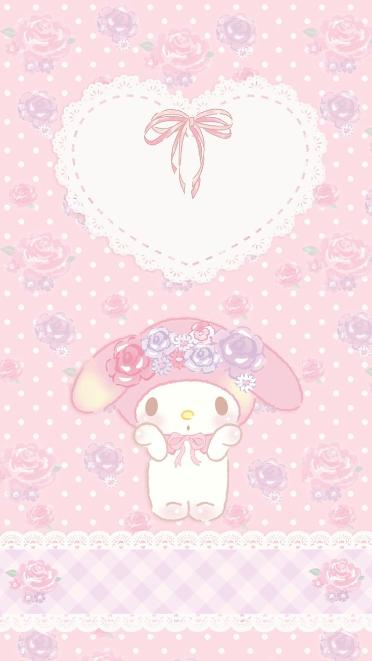 background and edits. My melody wallpaper, Cute cartoon wallpaper, Hello kitty iphone wallpaper